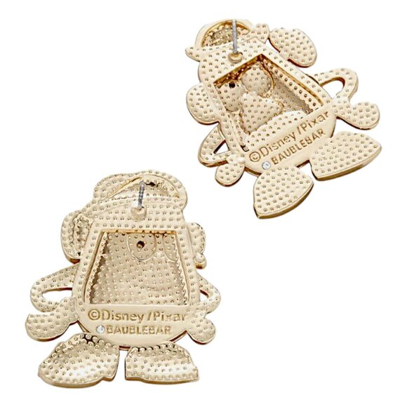 Disney Pixar Baublebar Toy Story Mr. & Mrs. Potato Head Earrings Gold Tone Studs - Picture 3 of 10